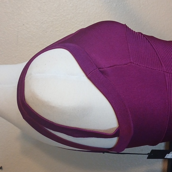 BRAND NEW!! GUESS W TAGS Elegant Purple Sleeveless Dress - Picture 6 of 13